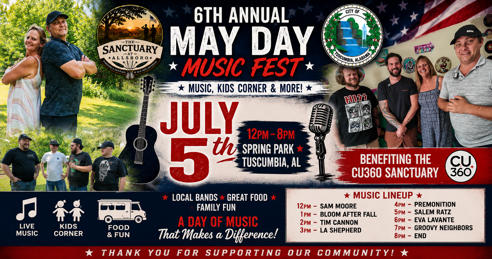 6th Anuual May Day Music Festival
