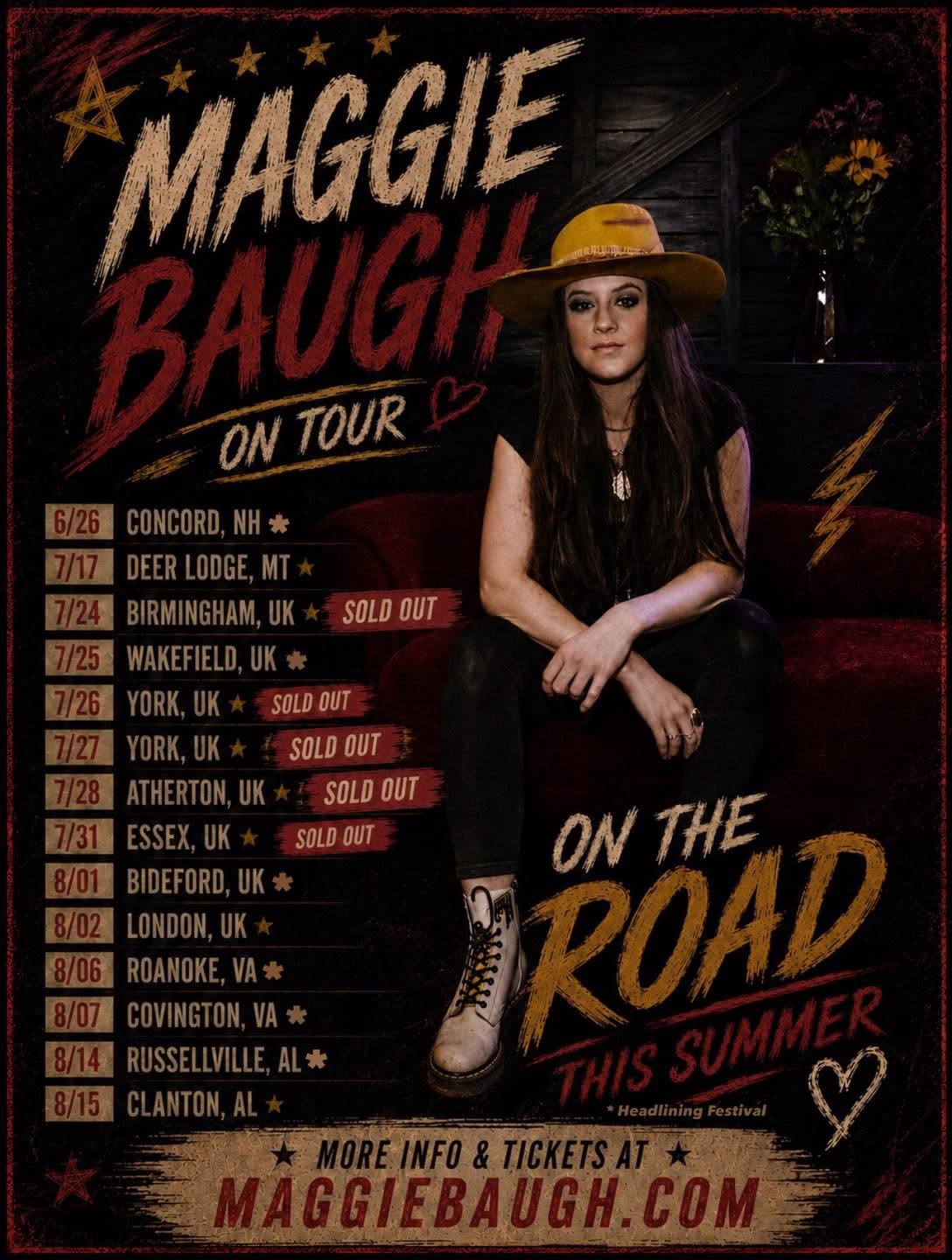 Maggie Baugh On the Road Upcoming Shows