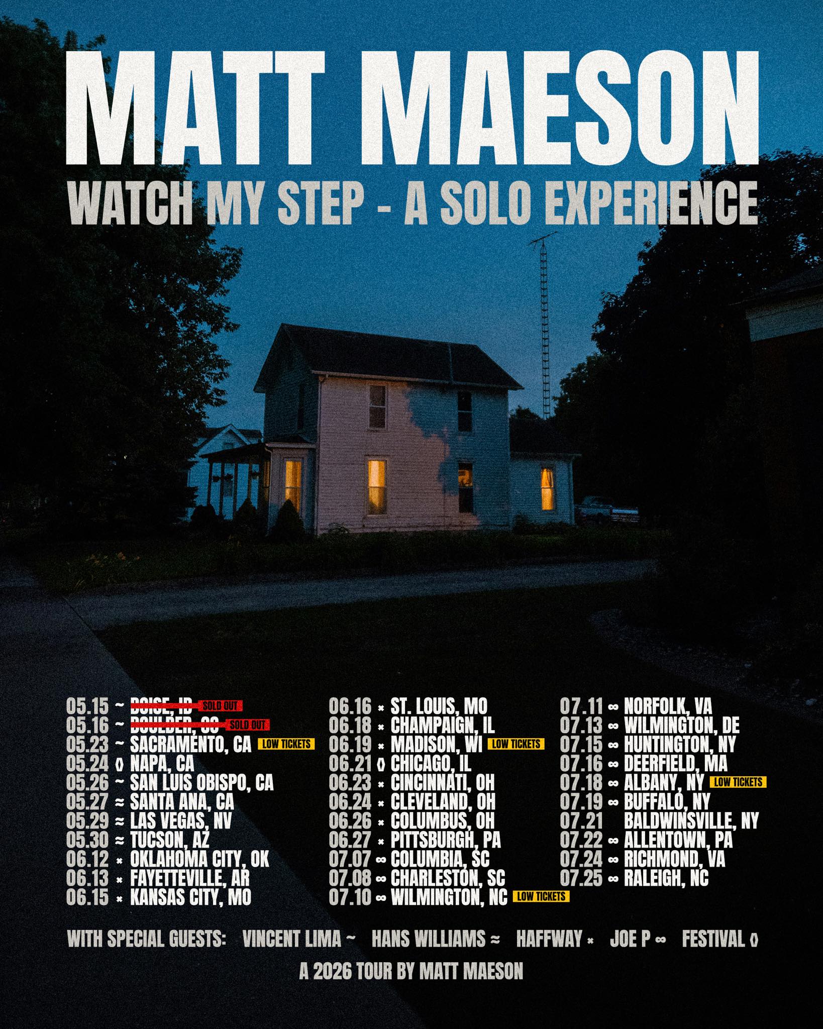Matt Maeson Upcoming Shows