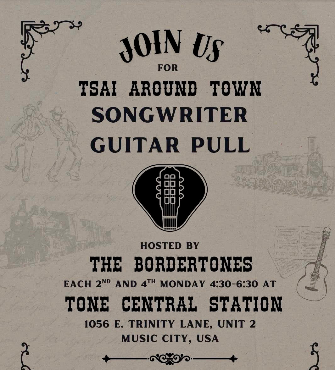 TSAI Around Town Songwriter Guitar Pull