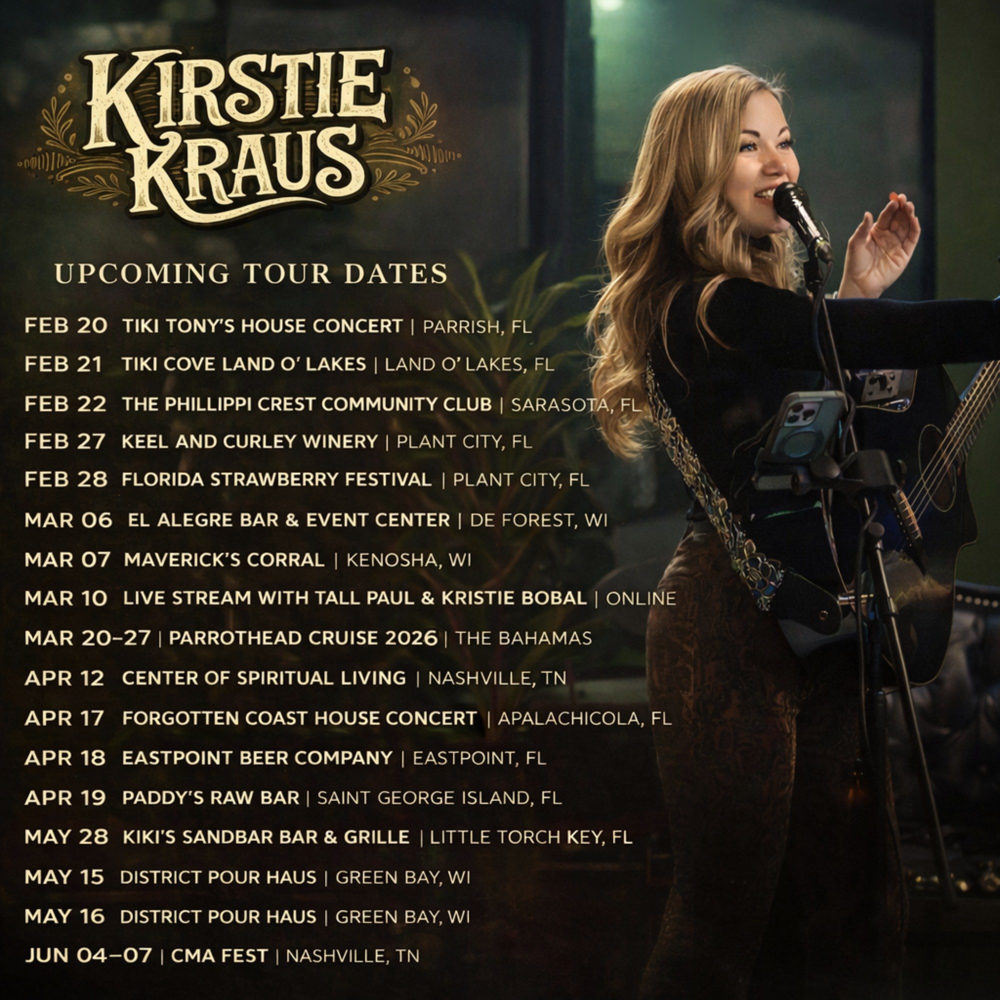 Upcoming Events for Kirstie Kraus