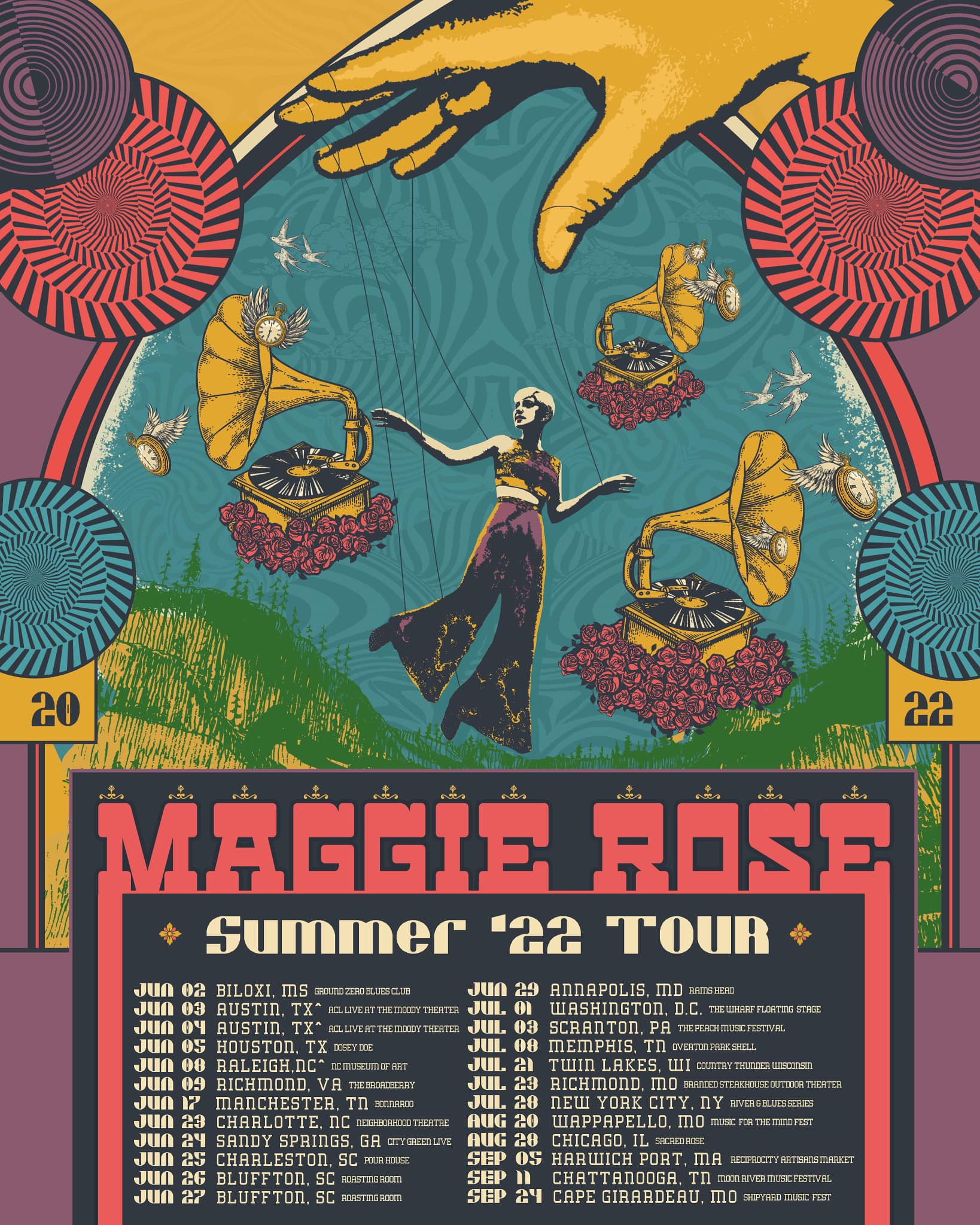 Maggie Rose Summer 2022 Tour