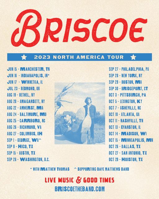 Briscoe 2023 North America Tour