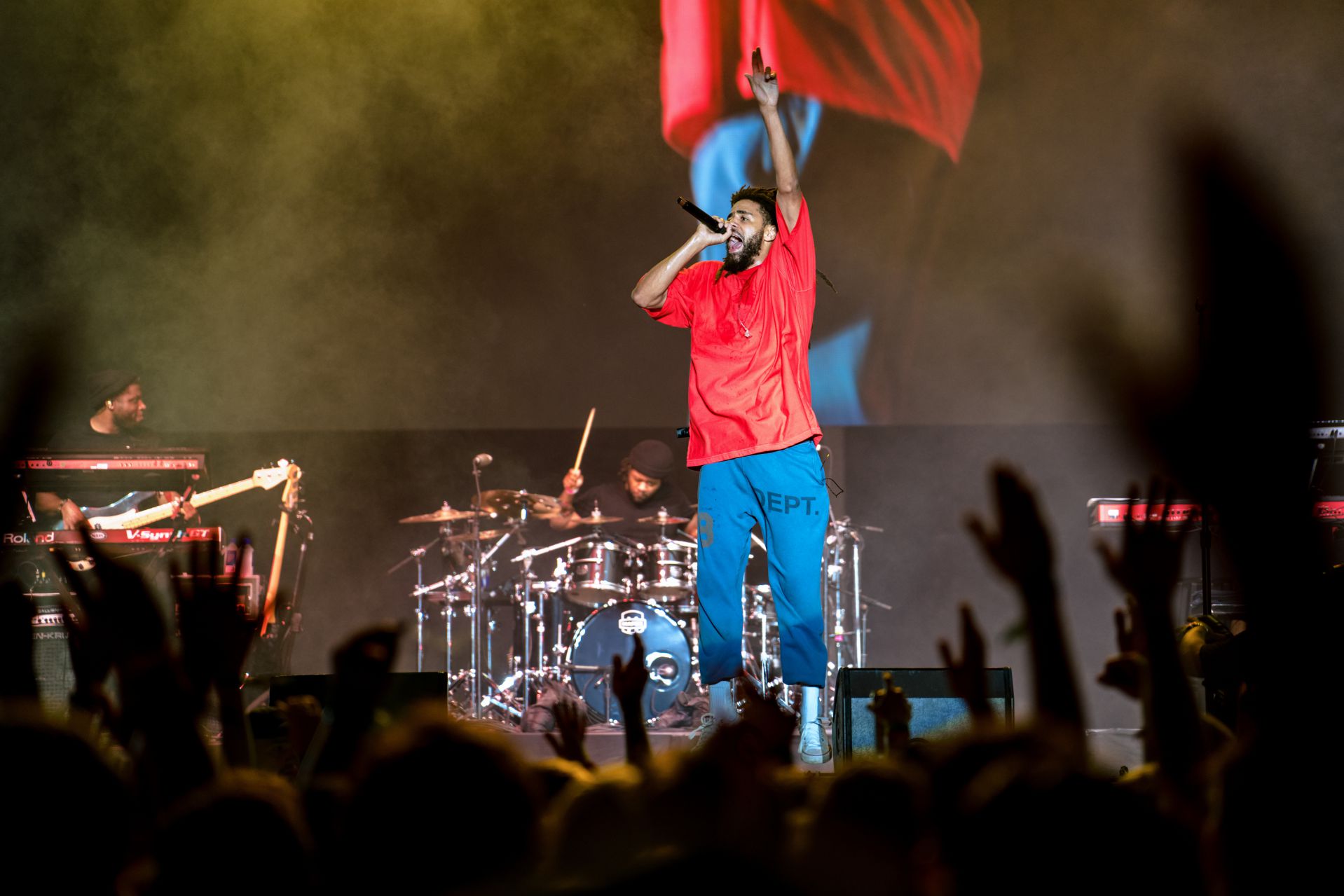 J. Cole Friday at the Bonnaroo Music and Arts Festival - Photo Credits: Roger Ho