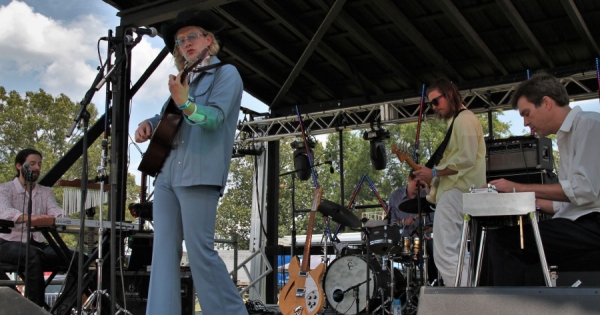 Honey Harper performing Saturday at the 2019 Bonnaroo Music and Arts Festival