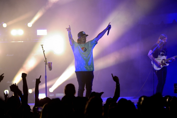 Hardy closes out the second day at the Lynchburg Music Festival mixed with true heartfelt messages in his music to his fans.